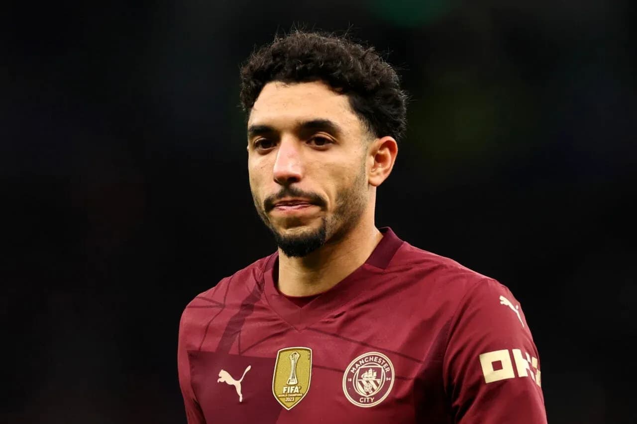 Jugador de Manchester City en el campo de juego