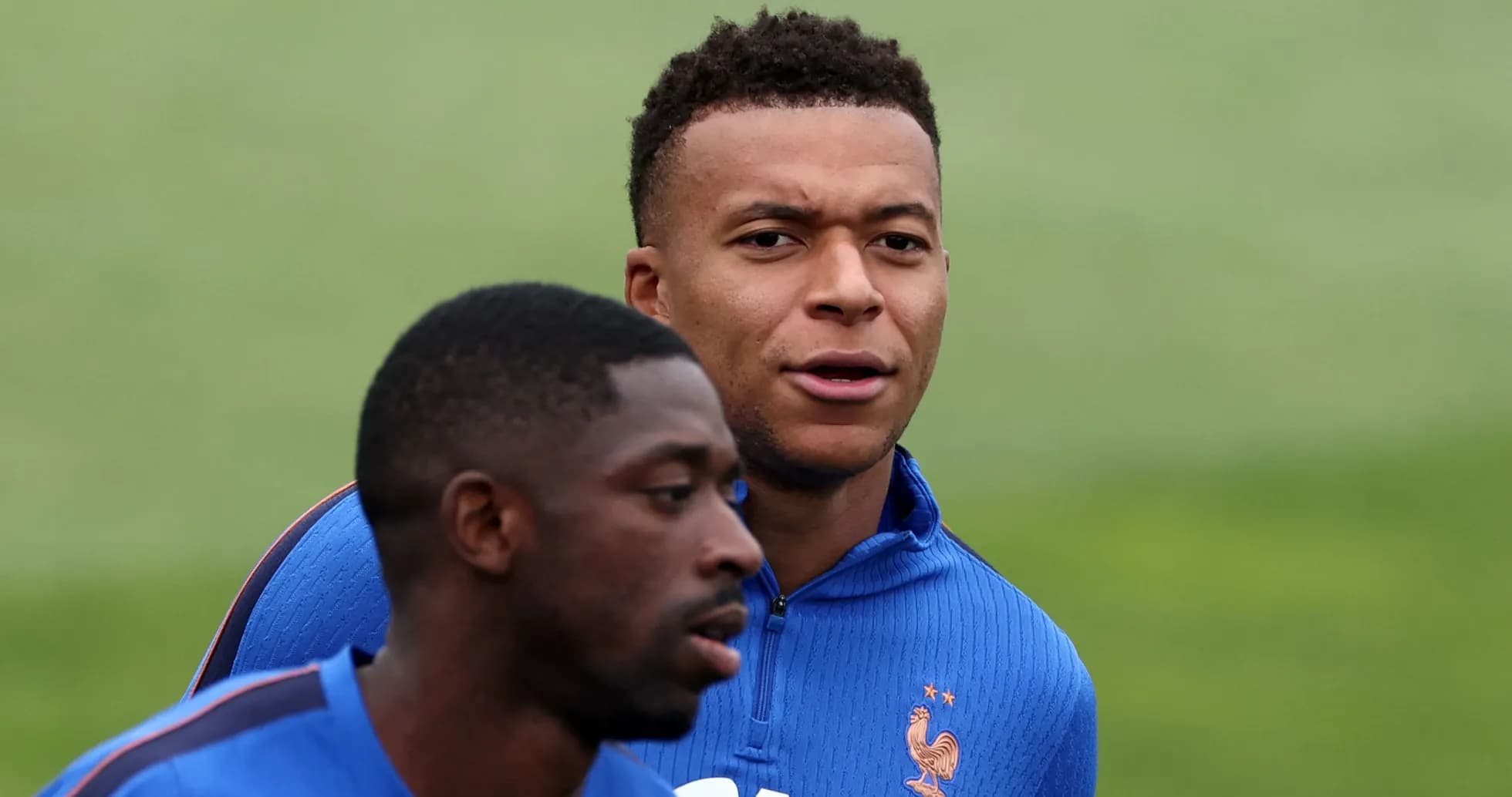 Jugadores de Francia durante sesión de entrenamiento