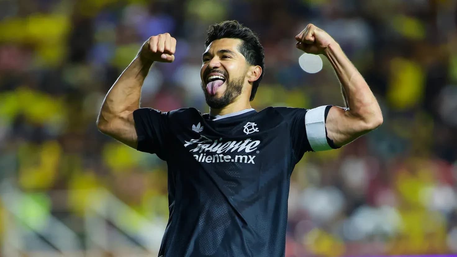 Jugador de Club América celebrando un gol