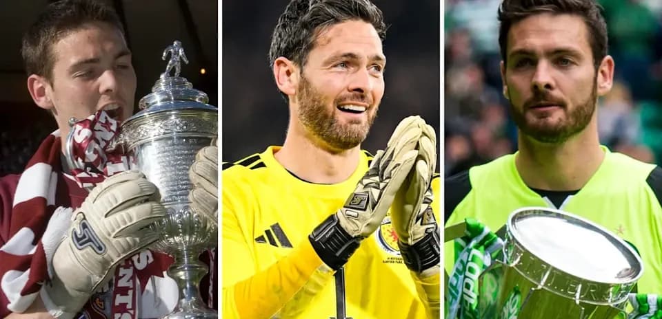 Tres porteros sosteniendo trofeos en diferentes eventos