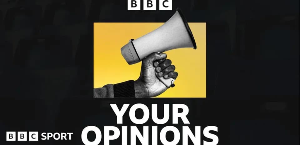 Man holding megaphone with yellow background