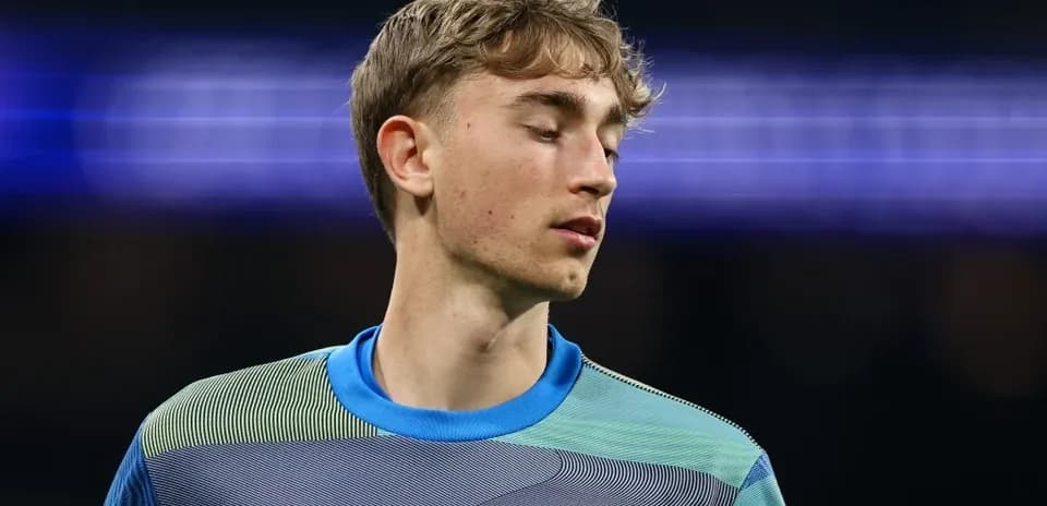 Portero de Real Madrid en entrenamiento previo al partido