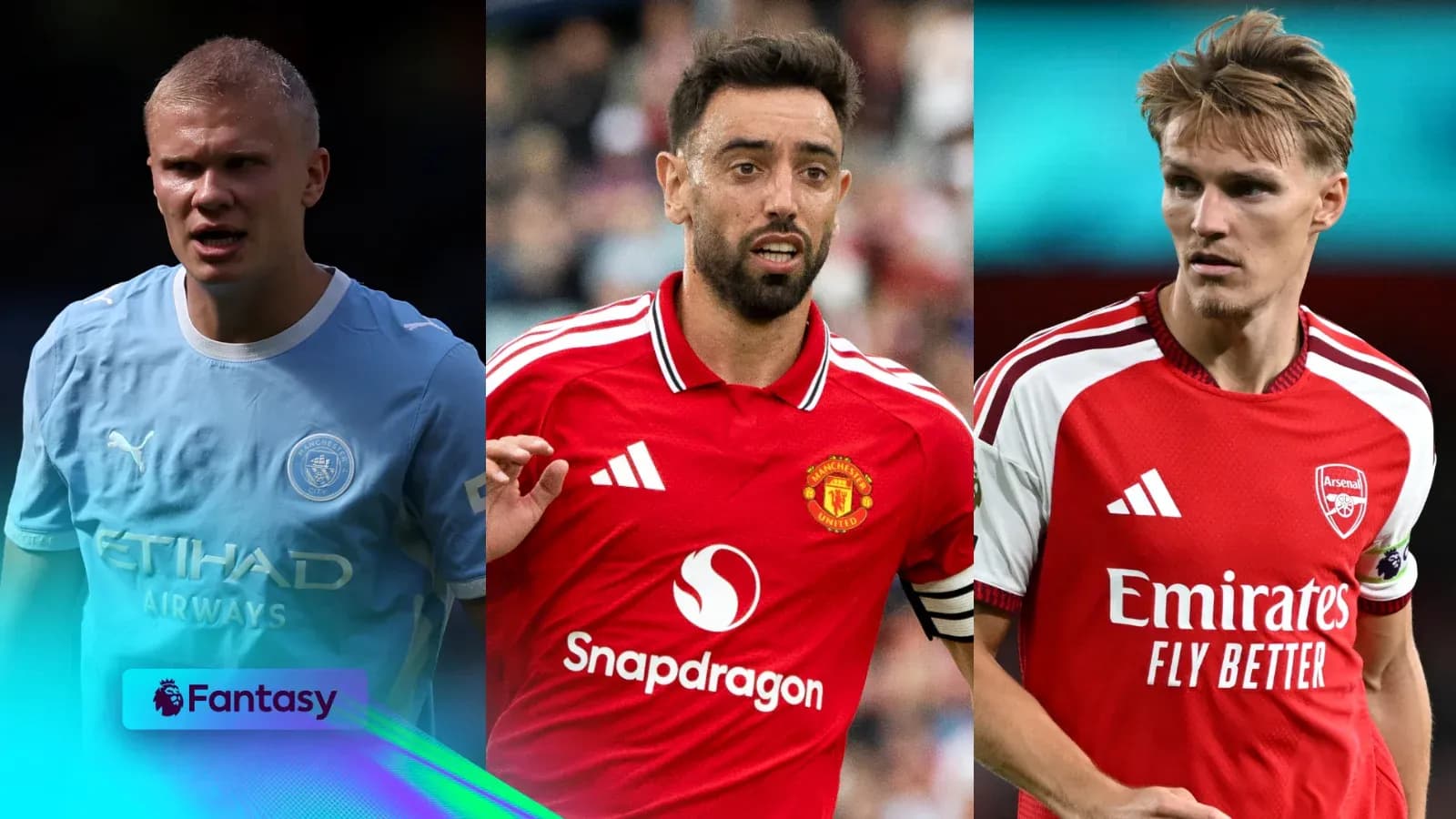 Tres jugadores de fútbol en sus camisetas de clubes