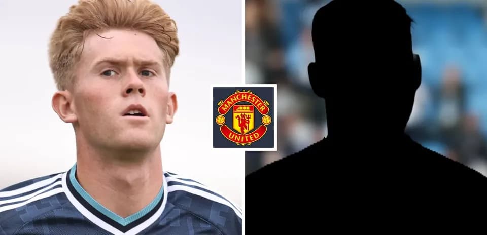Jugador de Manchester United y silueta oscura