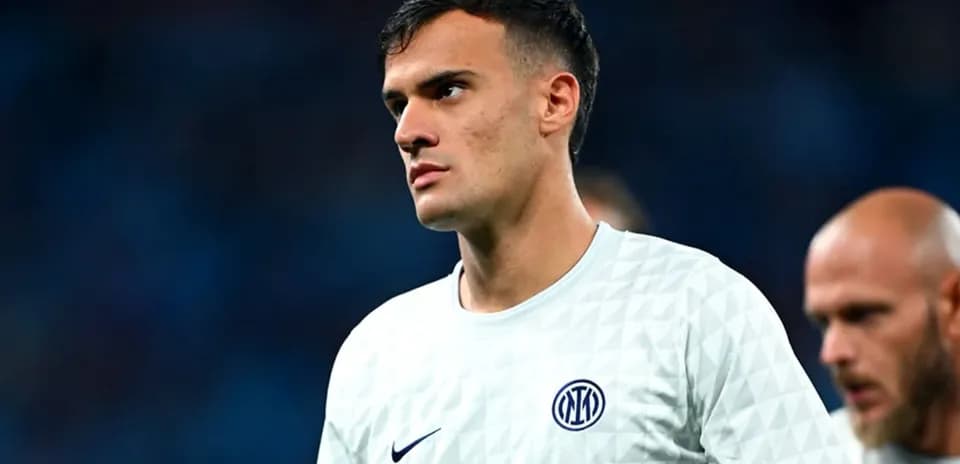 Jugador de Inter de Milán en el campo