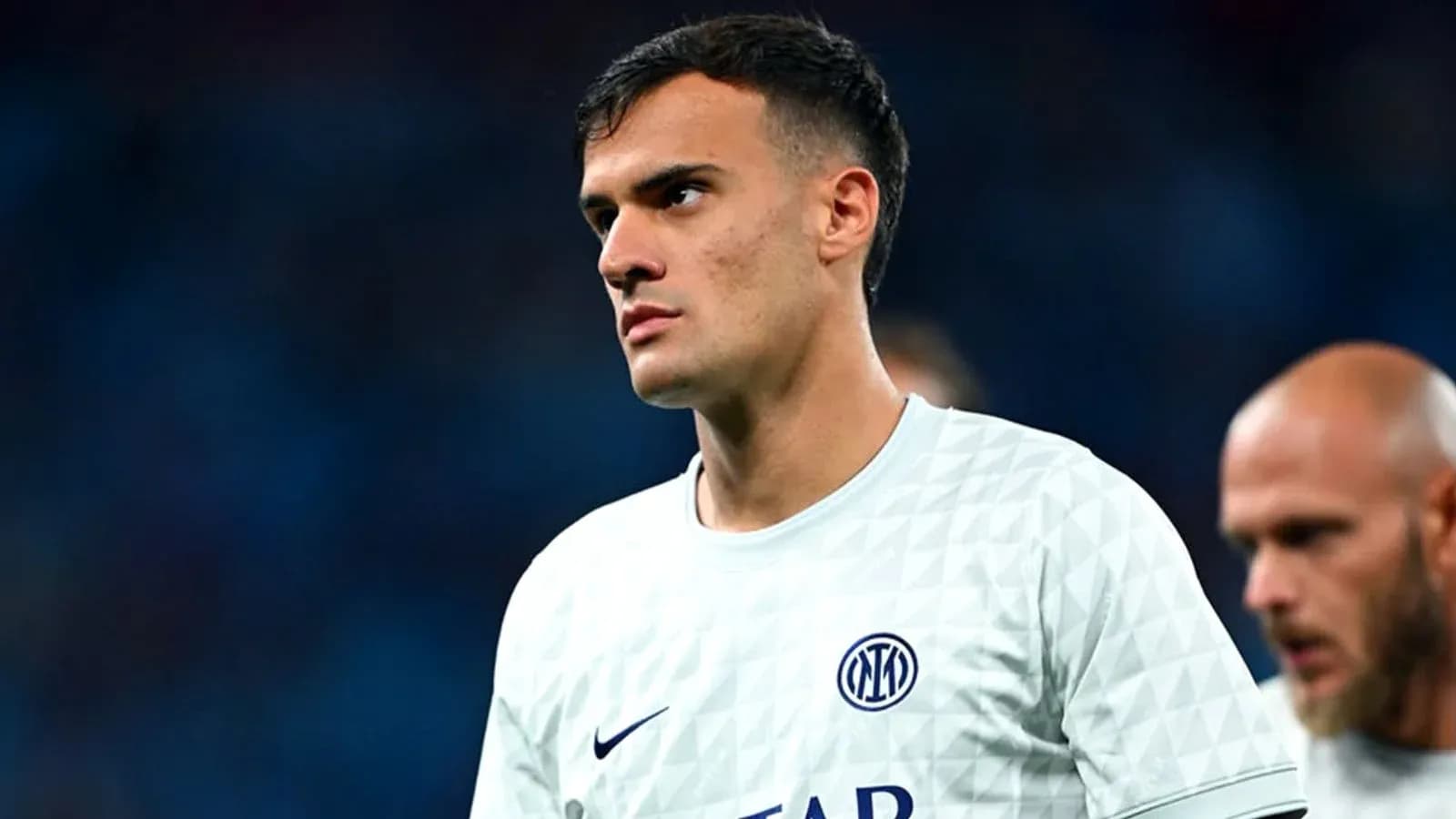 Jugador de Inter de Milán en el campo