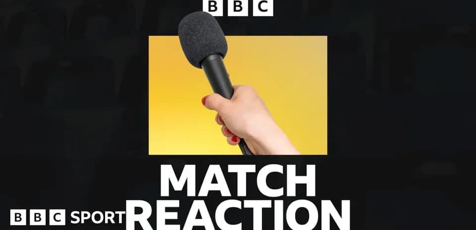 Mic held up for post-match interview