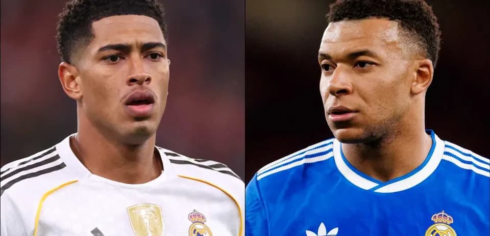Jugadores de fútbol de Real Madrid en primer plano