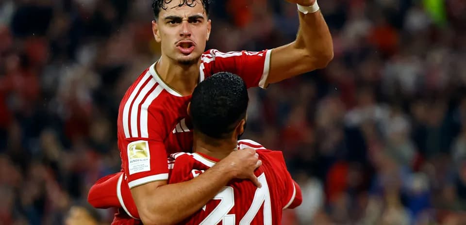 Jugadores de Bayern Múnich celebrando un gol