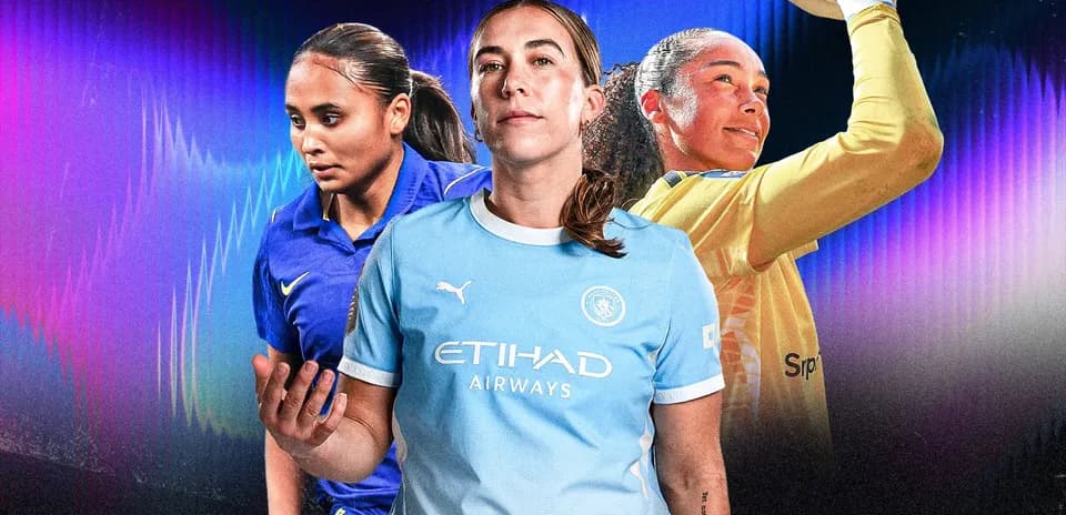 Jugadora de fútbol en camiseta de Manchester City