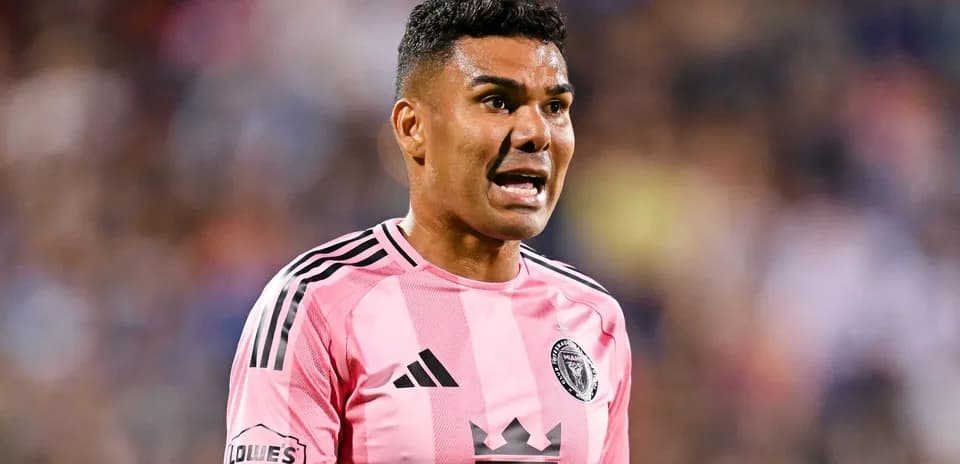Jugador de Inter Miami hablando durante el partido