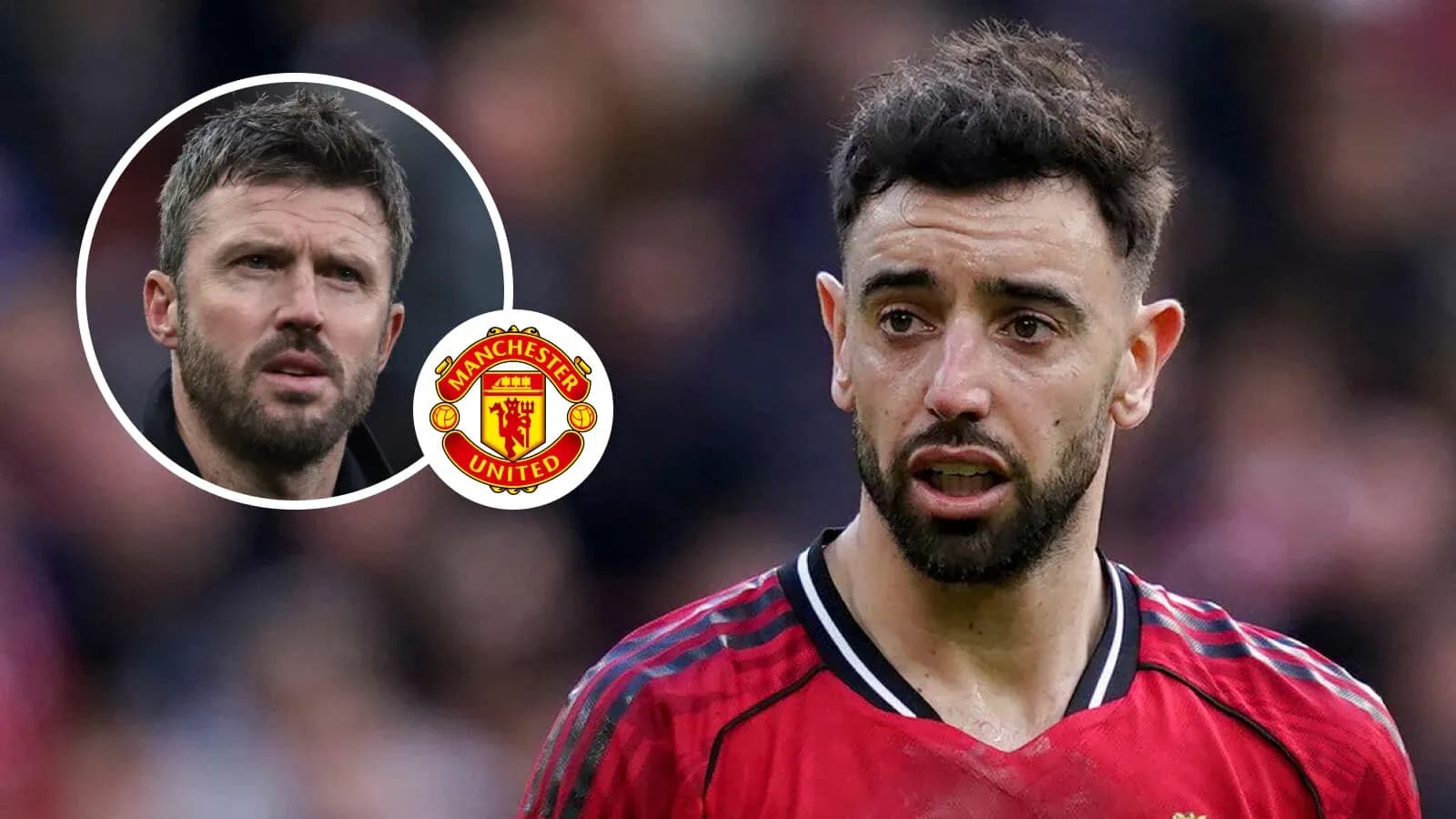 Bruno Fernandes en partido con Manchester United