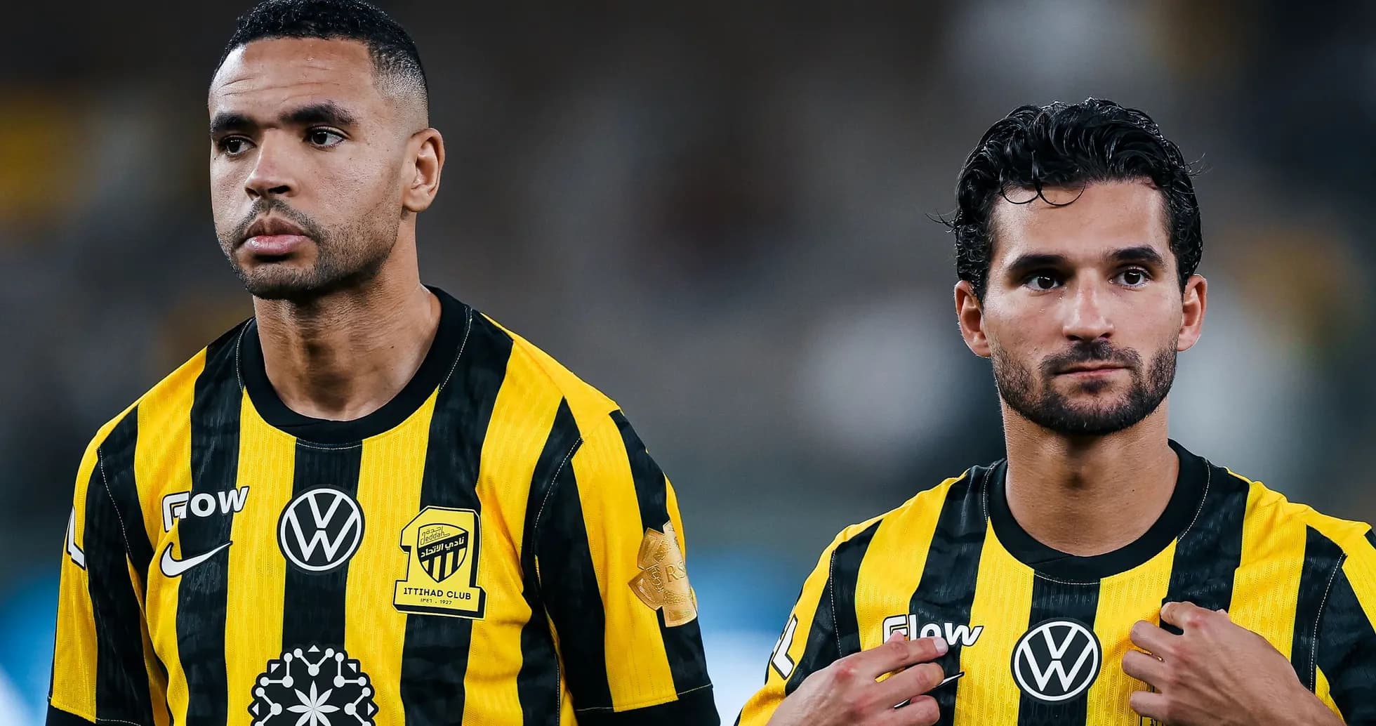 Jugadores de Ittihad Club en el campo