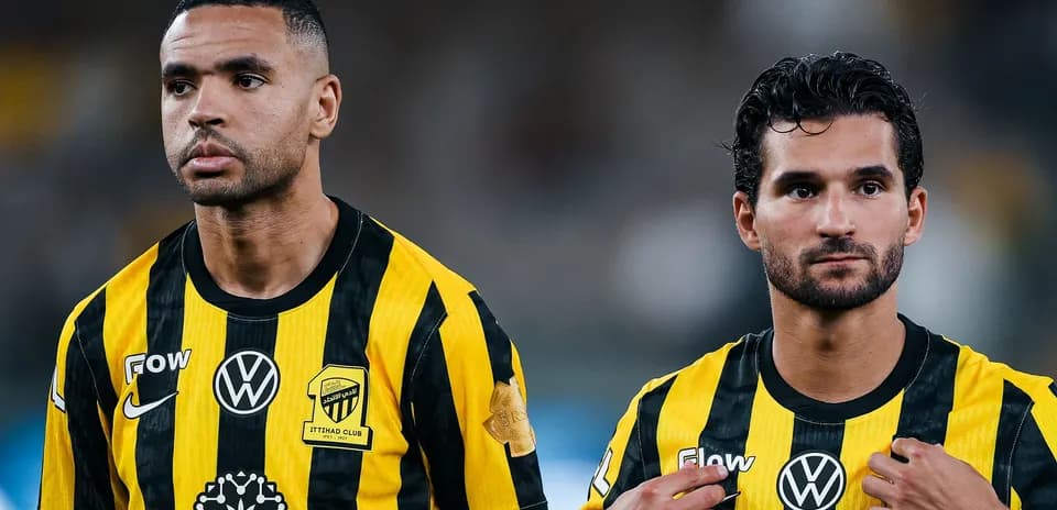 Jugadores de Ittihad Club en el campo