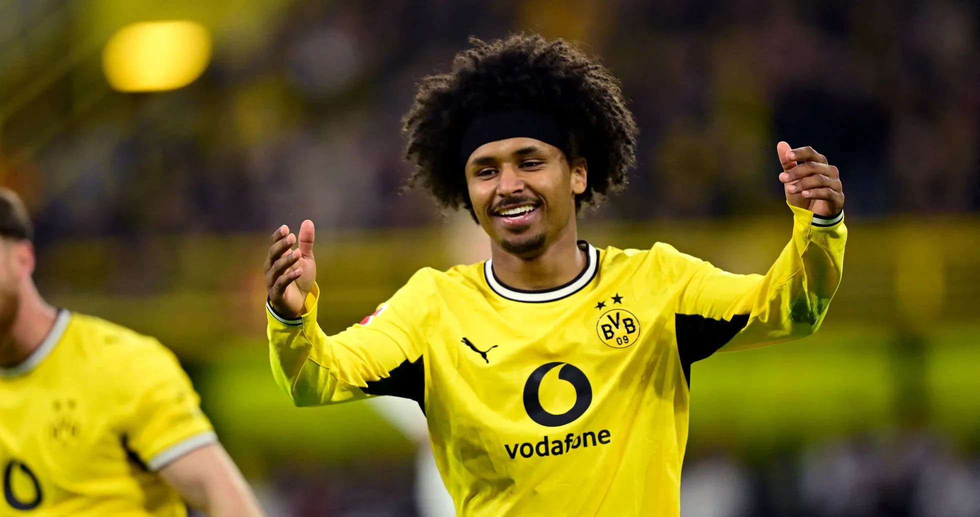 Jugador de Borussia Dortmund celebrando un gol