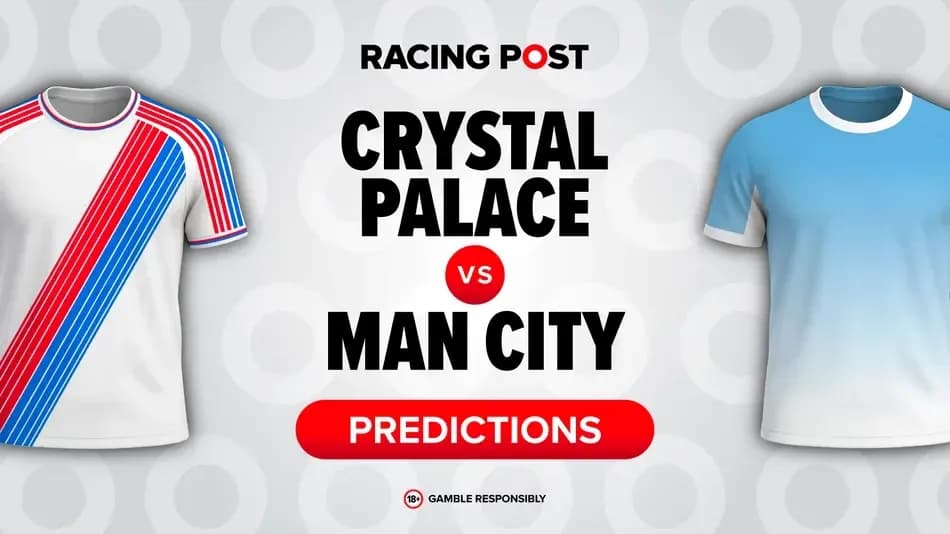 Camisetas de Crystal Palace y Man City en predicciones