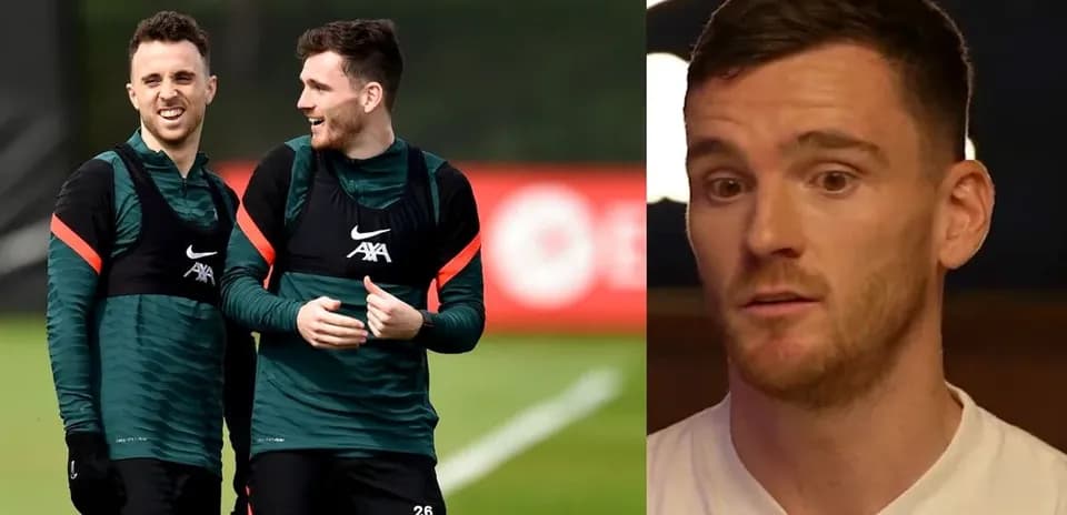 Dos jugadores de Liverpool en sesión de entrenamiento