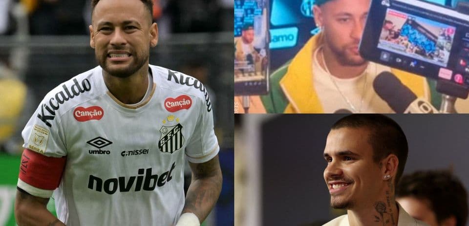 Neymar en partido, conferencia y evento de moda