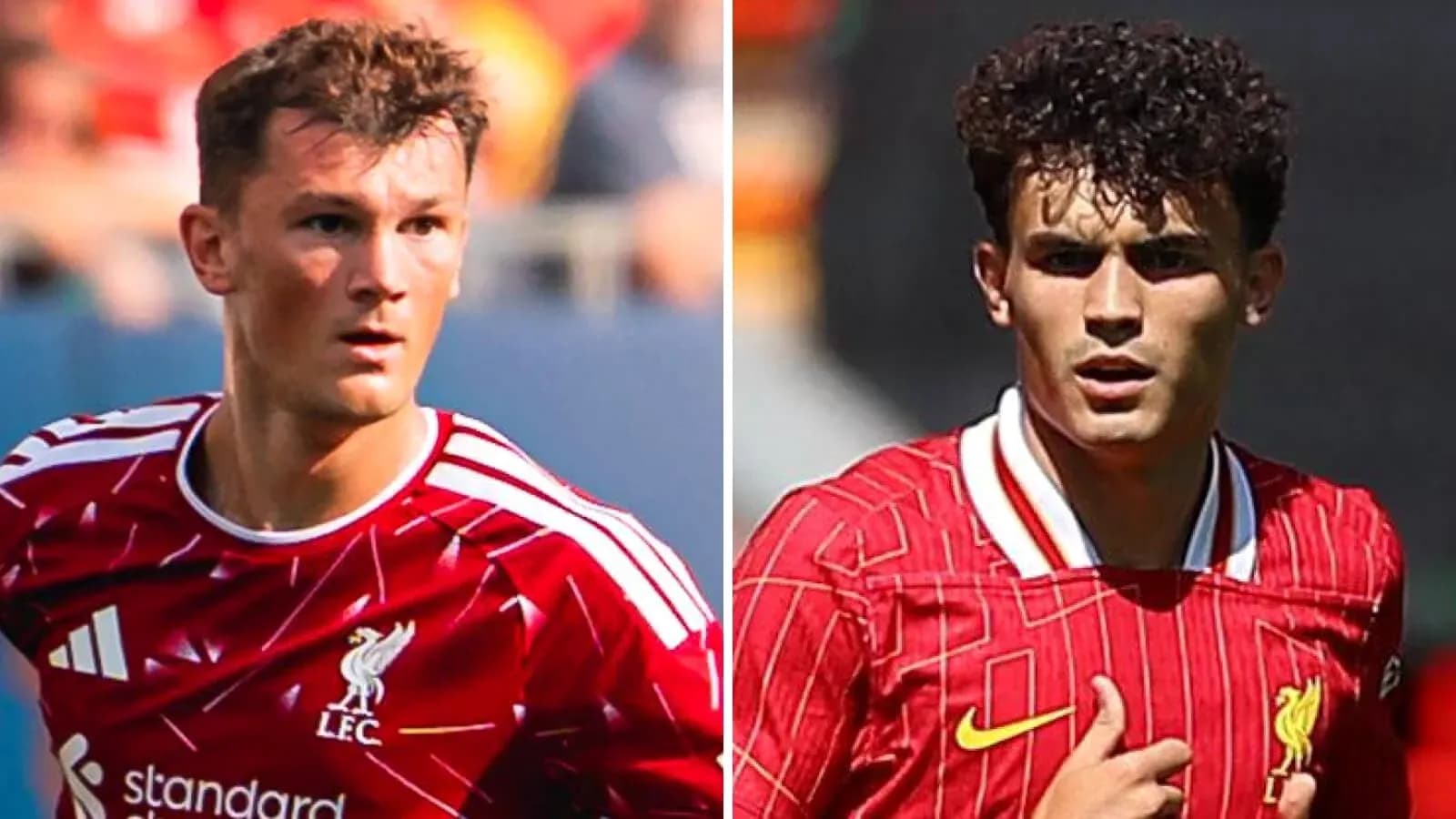 Jugadores de Liverpool en acción durante un partido