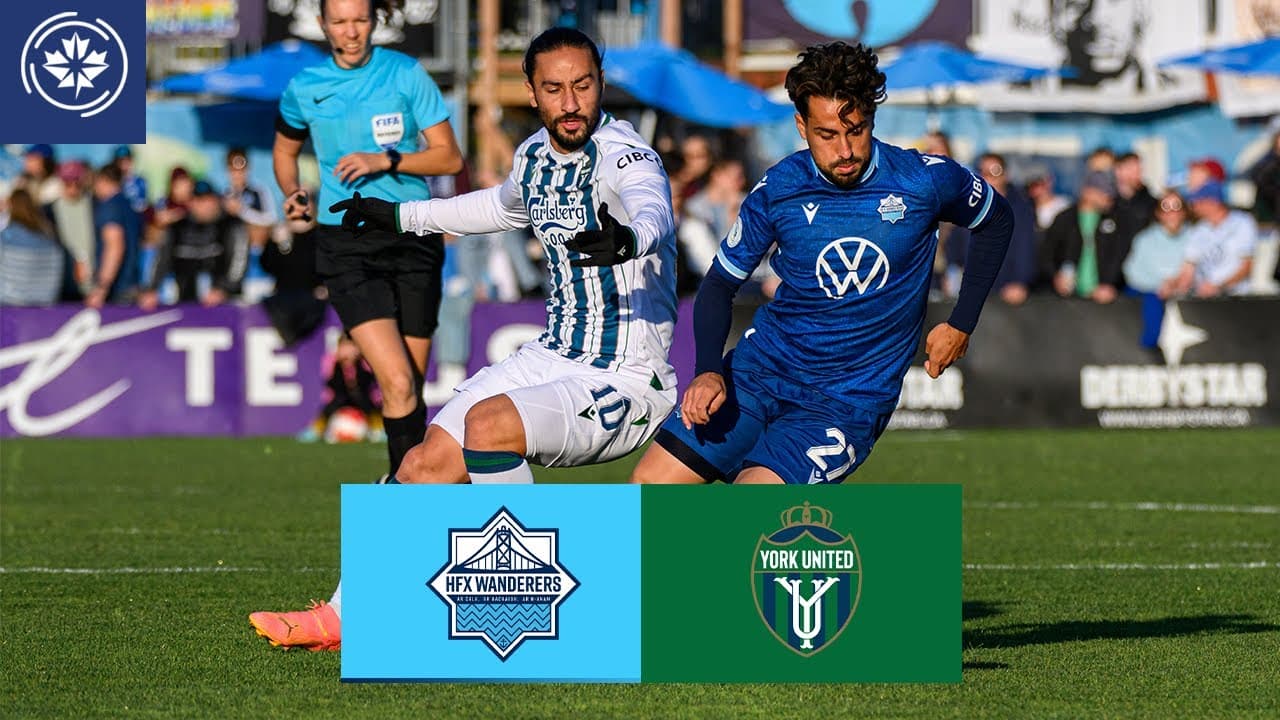 HFX Wanderers FC y York United en acción