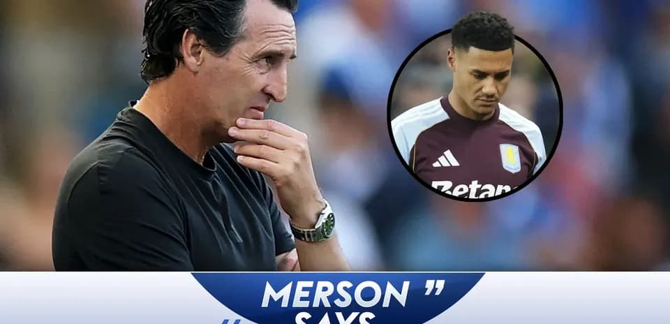 Entrenador pensativo con jugador destacado en círculo