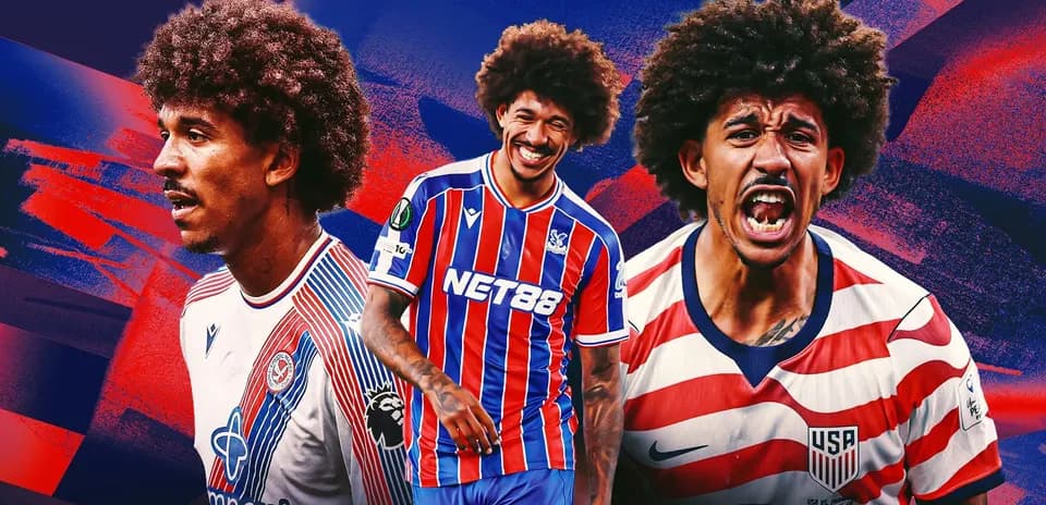 Jugador de fútbol en varias poses y camisetas