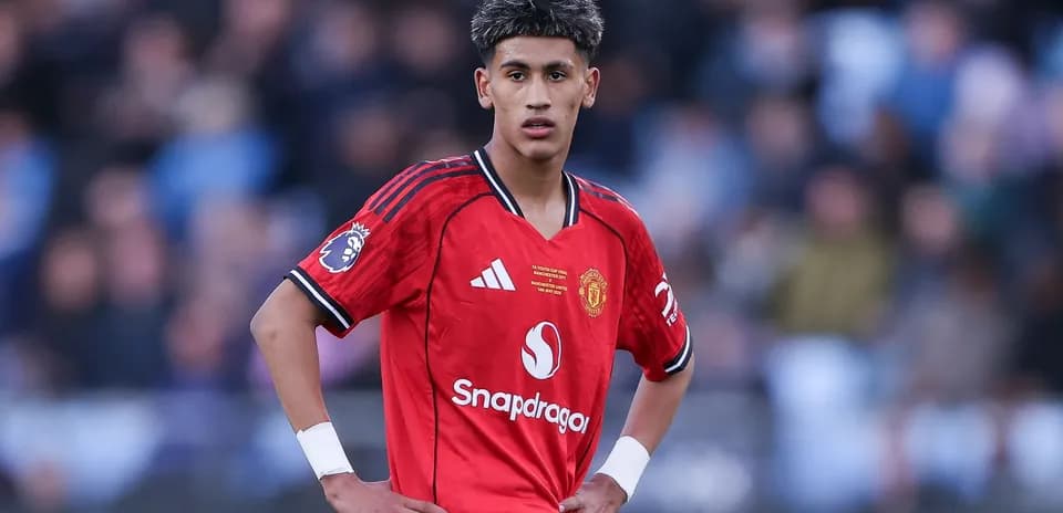 Jugador de Manchester United en acción durante el partido