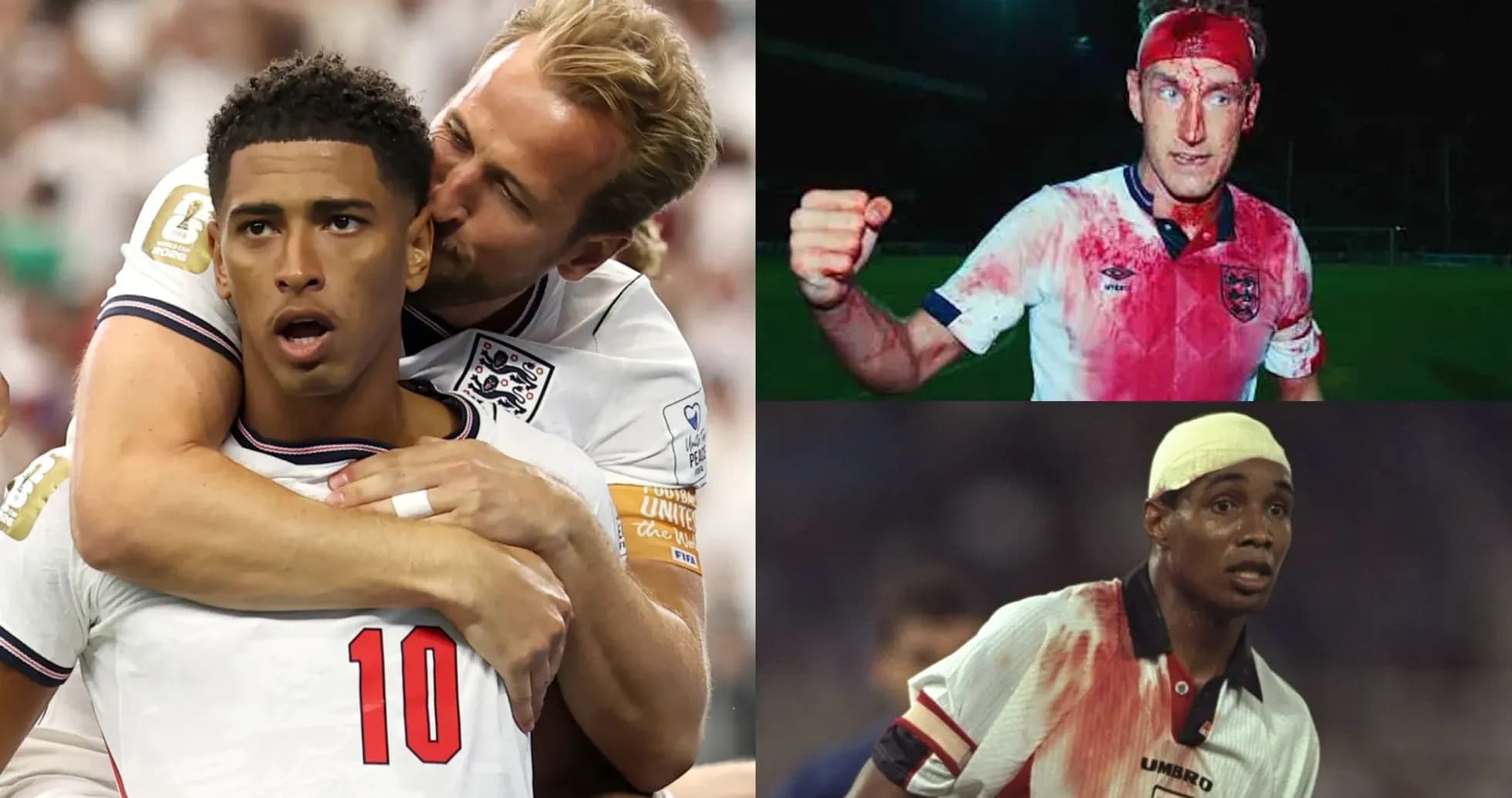 Jugadores de fútbol en momentos intensos de partidos