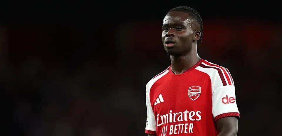Jugador de Arsenal en el campo durante partido