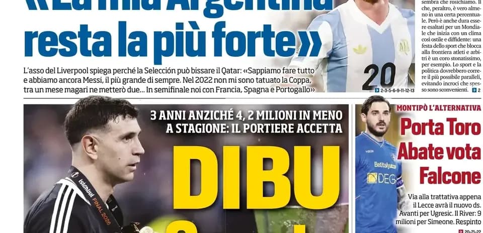 Titulares de fútbol argentino y declaraciones de jugadores