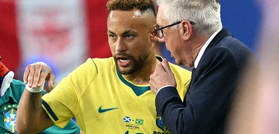 Carlo Ancelotti defiende la convocatoria de Neymar para el Mundial tras su retiro internacional