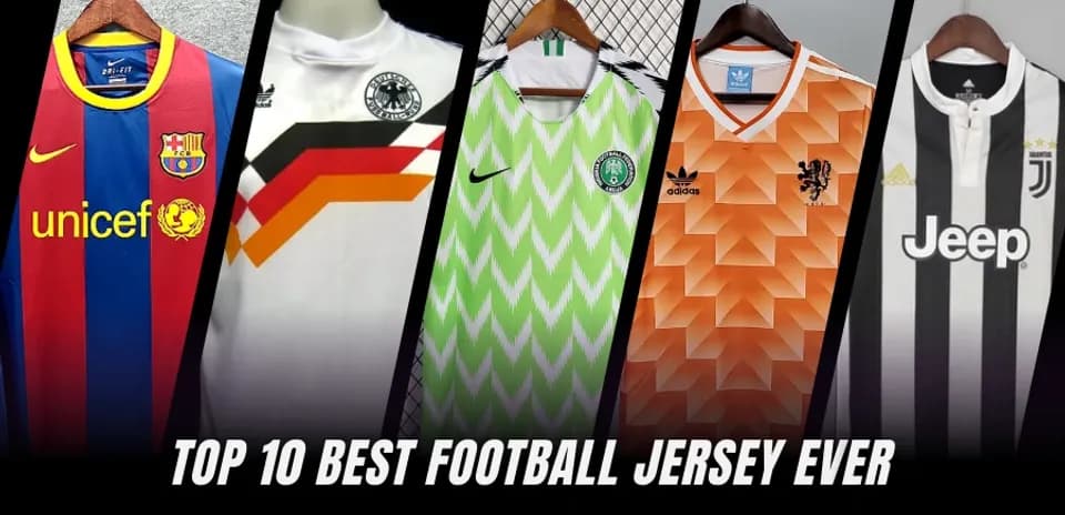 Los Mejores Jerseys de Fútbol de Todos los Tiempos: Top 10 Camisetas Legendarias