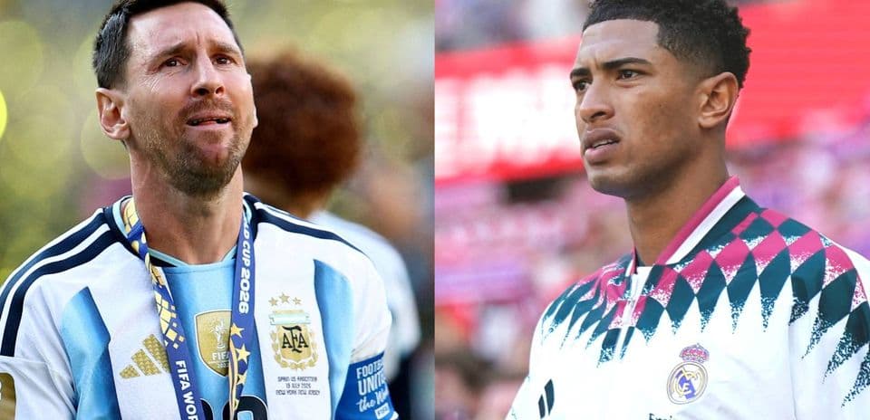 Jude Bellingham provoca a Cristian Romero mencionando a Lionel Messi en pleno derbi