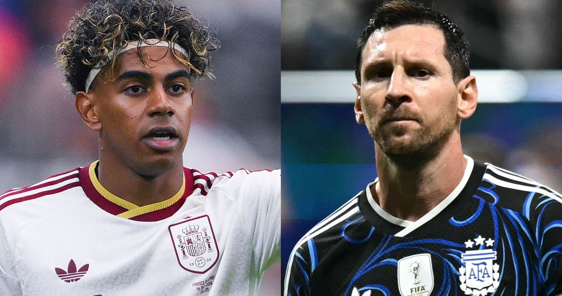 Lamine Yamal y Lionel Messi se enfrentan por la Copa del Mundo y el Balón de Oro