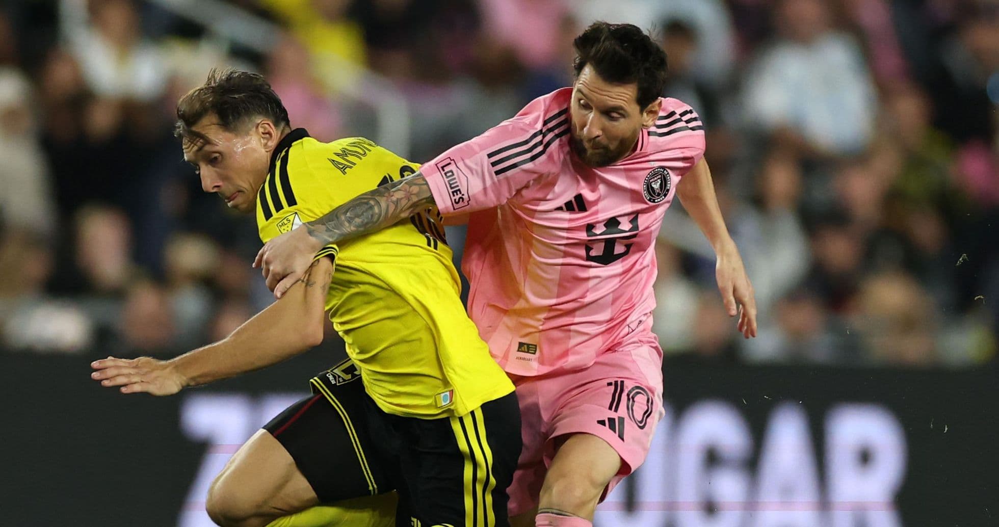 Calificaciones de jugadores de Inter Miami vs Columbus Crew: La magia de Lionel Messi no fue suficiente tras la expulsión de Santiago Morales