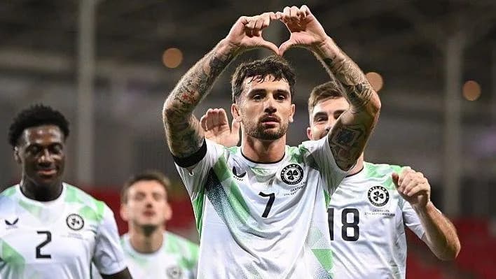 Irlanda gana a Israel 3-0 en Debrecen y suma su primera victoria en la Liga de Naciones B3
