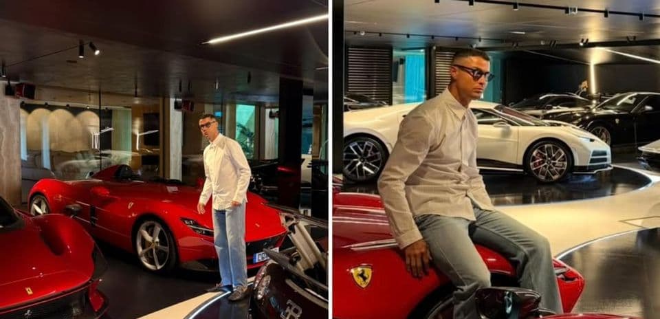 La colección de supercoches de $21 millones de Cristiano Ronaldo revelada