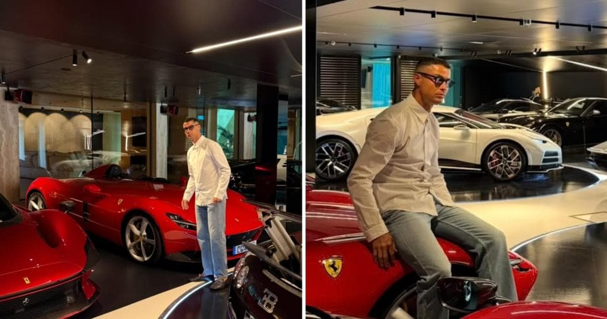 La colección de supercoches de $21 millones de Cristiano Ronaldo revelada