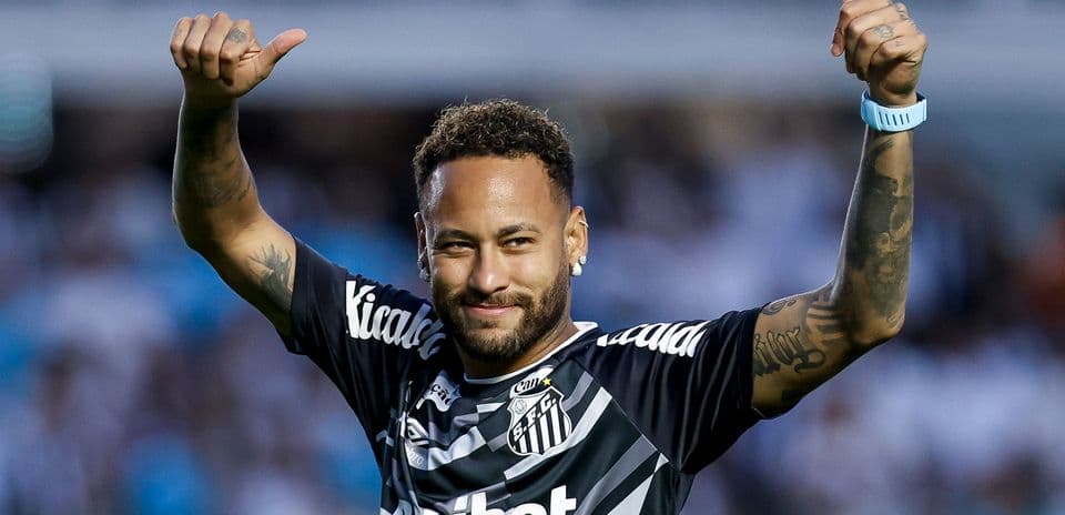 Neymar incluido en la convocatoria de Santos para el duelo de Copa do Brasil ante Palmeiras a pesar de dudas por césped sintético