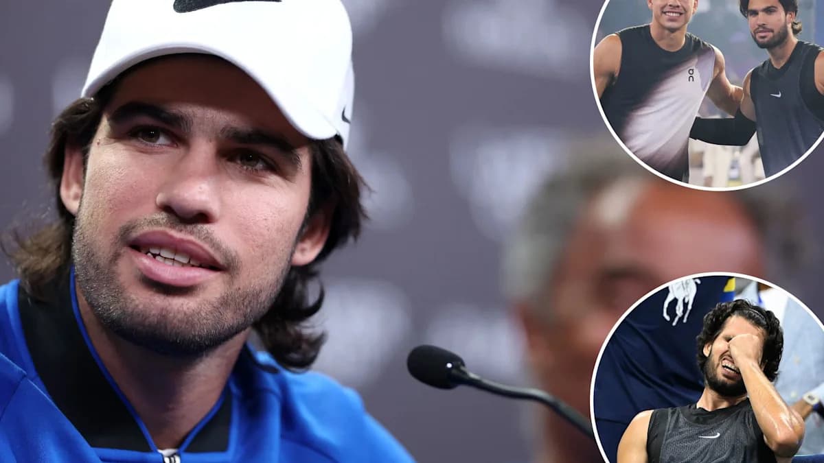Carlos Alcaraz critica el horario tardío en su partido del US Open: 'Es demasiado'
