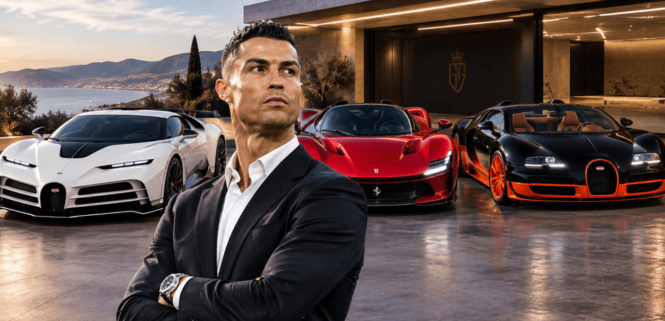 Cristiano Ronaldo y las 5 joyas automotrices más caras en su exclusiva colección