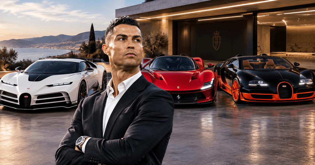Cristiano Ronaldo y las 5 joyas automotrices más caras en su exclusiva colección