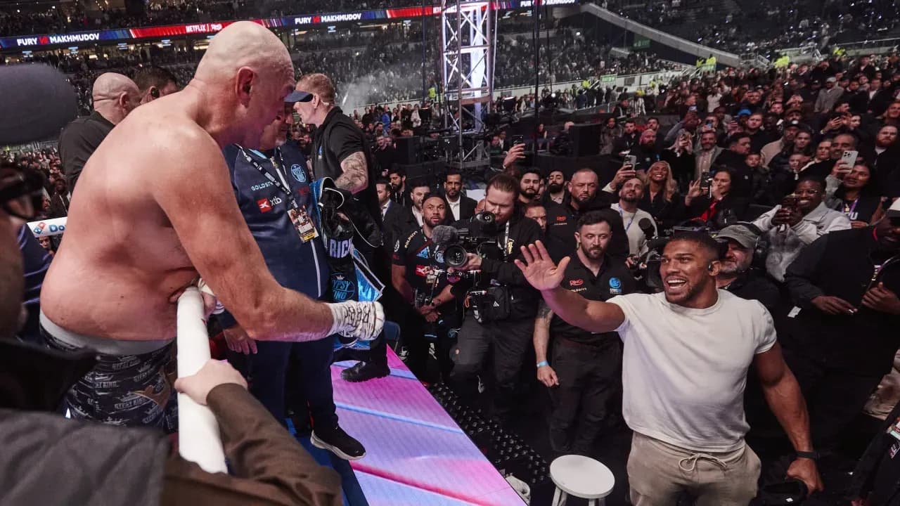 ¿Se enfrentan Anthony Joshua y Tyson Fury? Lo que debes saber sobre la esperada pelea de peso pesado