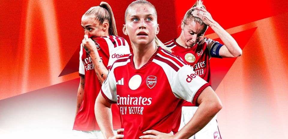 Arsenal en riesgo de perder opciones al título de la WSL tras un inicio decepcionante