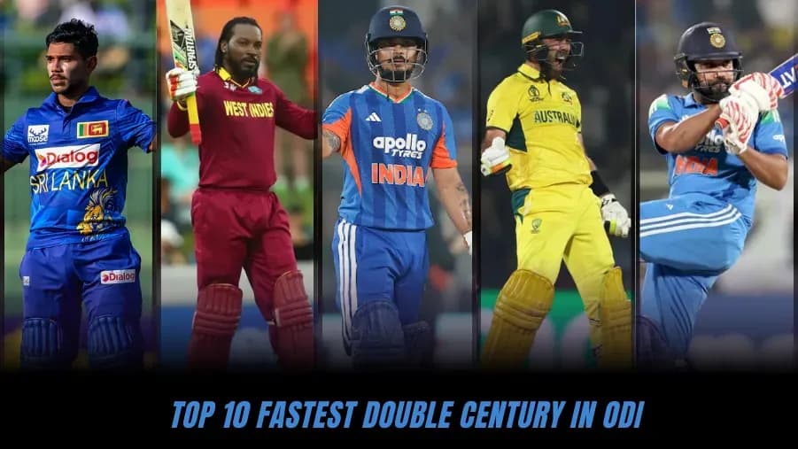 Los 10 Dobles Centenarios Más Rápidos en ODI (Actualizado)