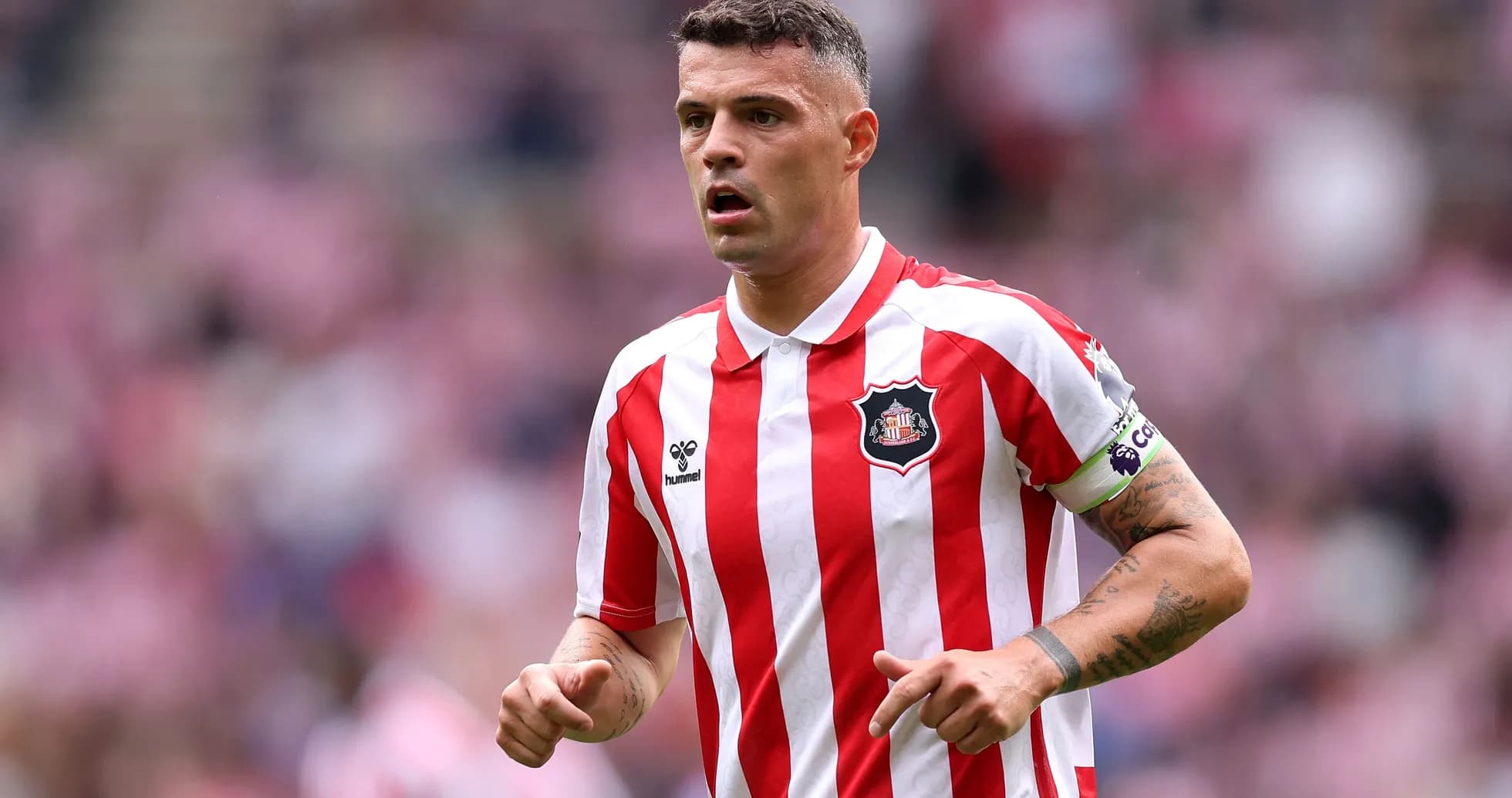 Jugador de Sunderland en acción durante un partido Jugador de Sunderland en acción durante un partido