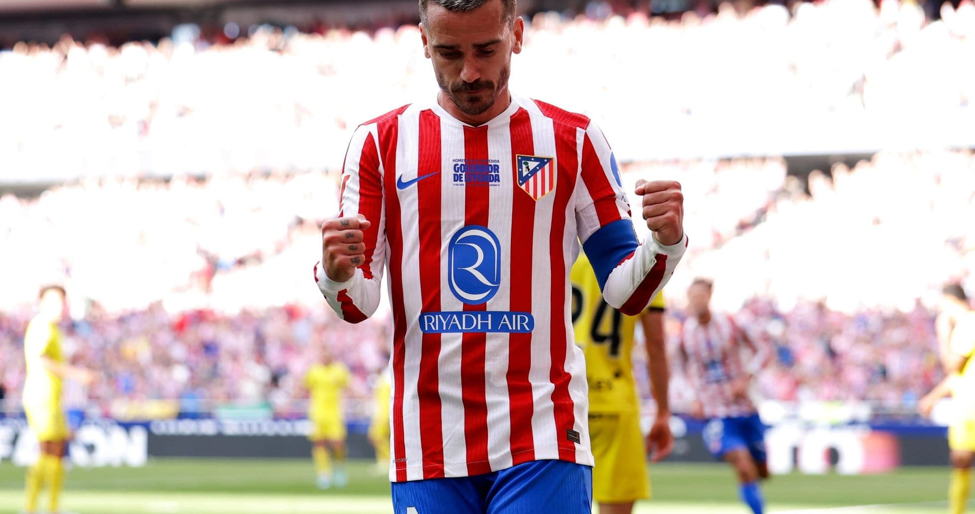 Antoine Griezmann celebrando un gol en el partido Antoine Griezmann celebrando un gol en el partido