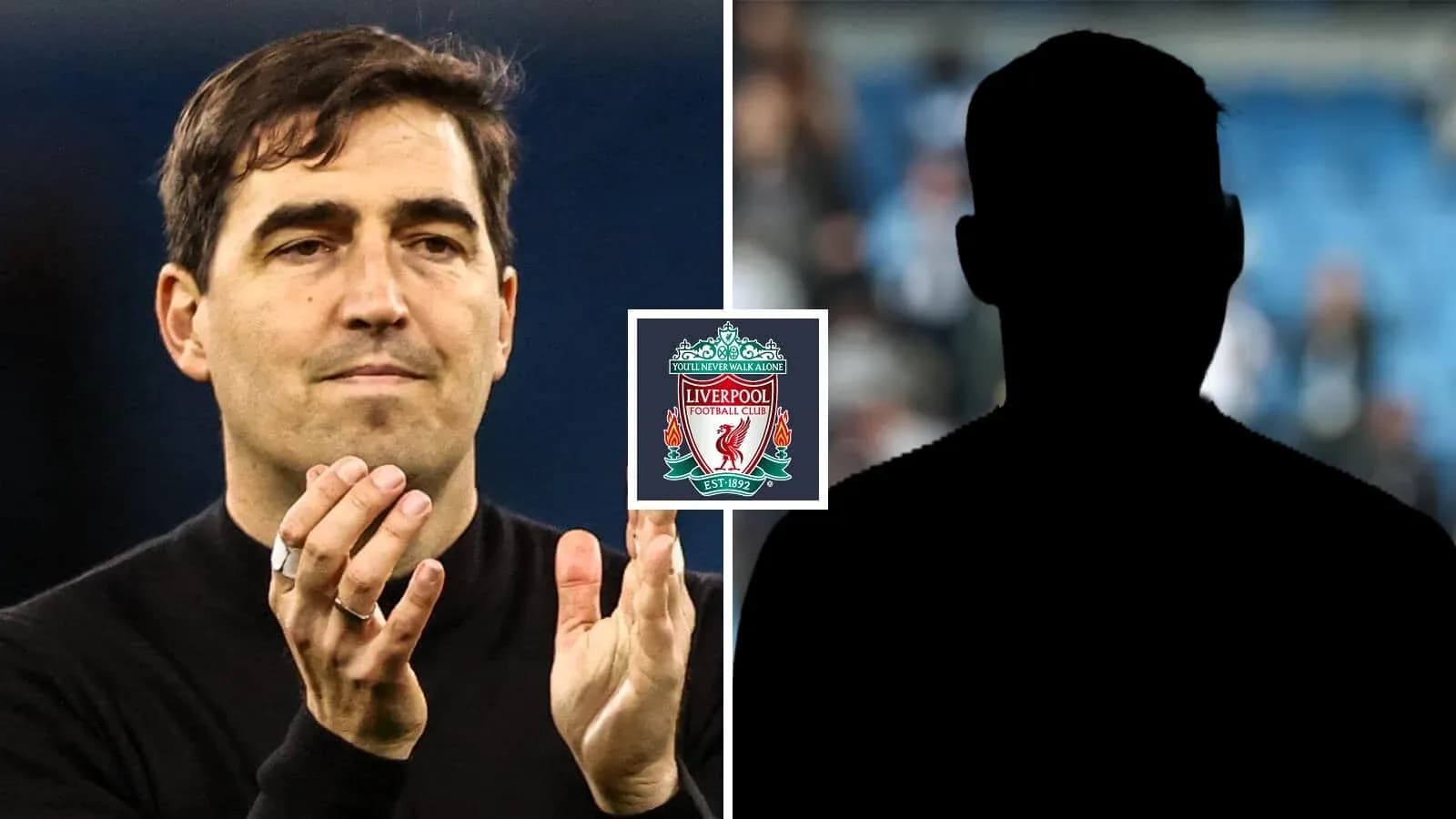Entrenador aplaudiendo con logo de Liverpool Entrenador aplaudiendo con logo de Liverpool