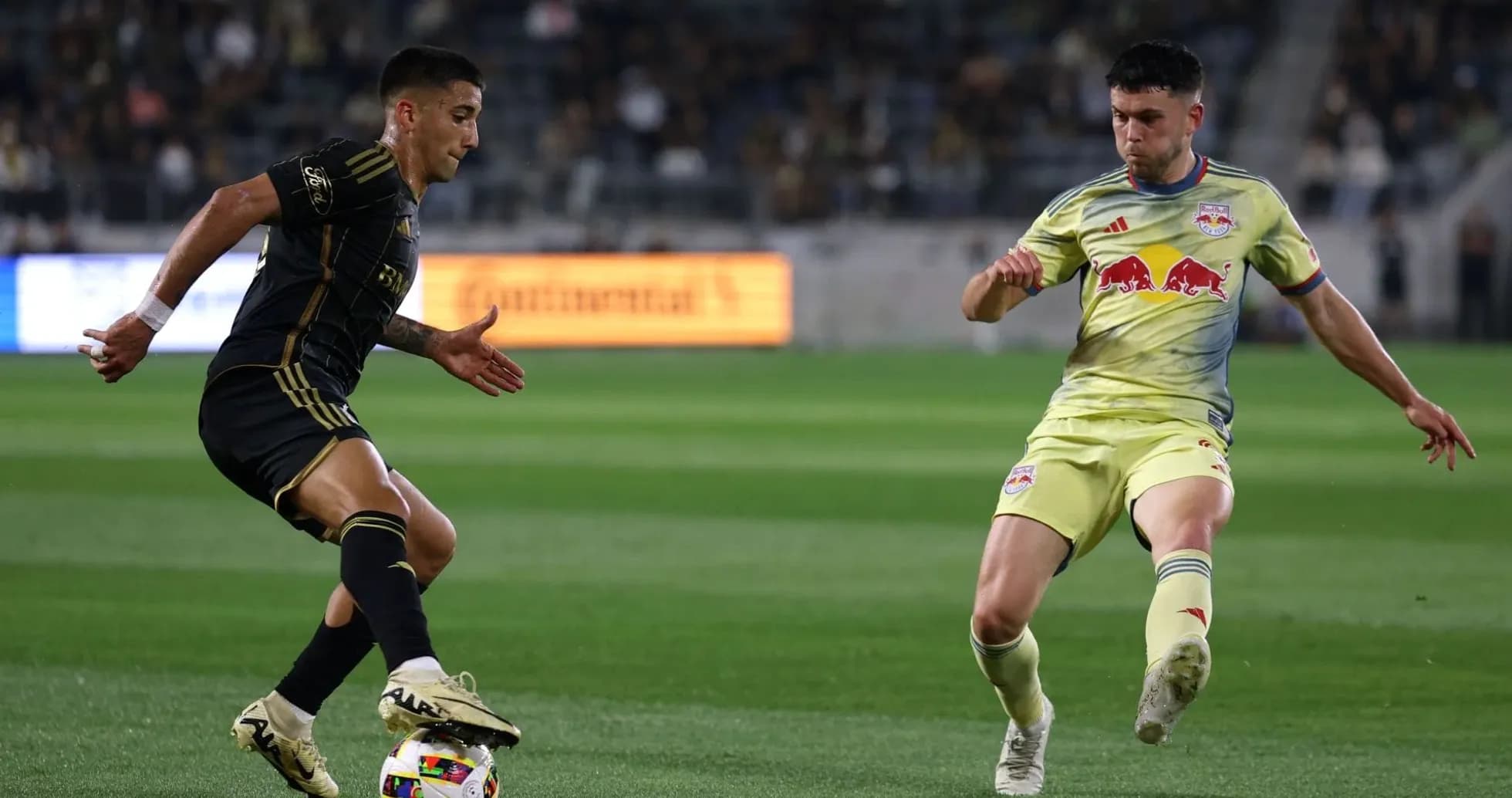 Jugador de Los Angeles FC en acción Jugador de Los Angeles FC en acción