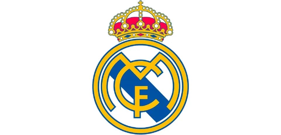 Logotipo del Real Madrid con corona Logotipo del Real Madrid con corona